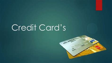 information  credit cards