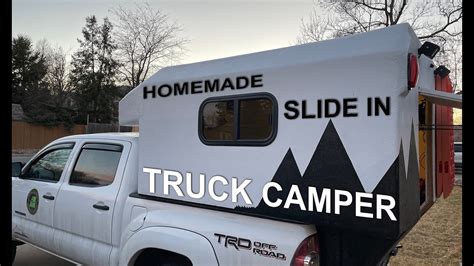 homemade   truck camper youtube