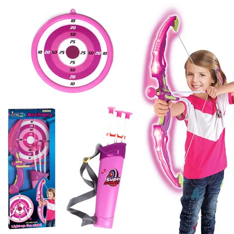 kids toy bow arrow archery target aiming shooting set outdoor garden fun game safe fun play