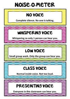 noise  meter   voice levels   passion  teaching tpt