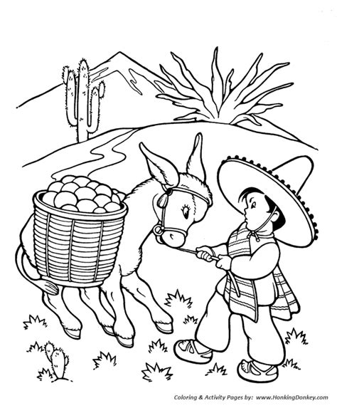 farm animal coloring pages stubborn donkey coloring page  kids