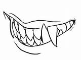 Teeth Vampire Drawing Clipartmag Drawn sketch template