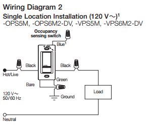 wiring diagram  occupancy sensor switch wiring diagram