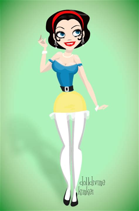snow white pin up by gothshelle on deviantart