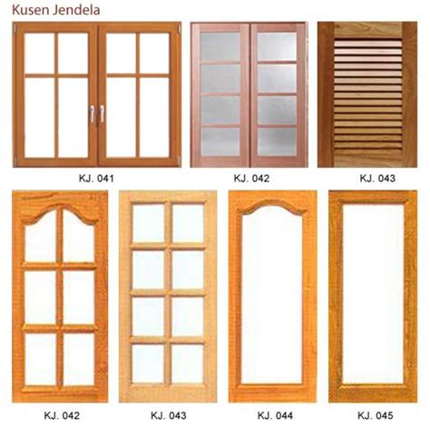 harga jendela kaca biasa kayu  aluminium pd jani gading furniture