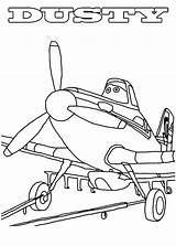 Coloring Pages Planes Disney Dusty Movie Airplane Aeroplane Paper Skipper Kids Rescue Fire Worried Getting Race Before Getcolorings Getdrawings Color sketch template