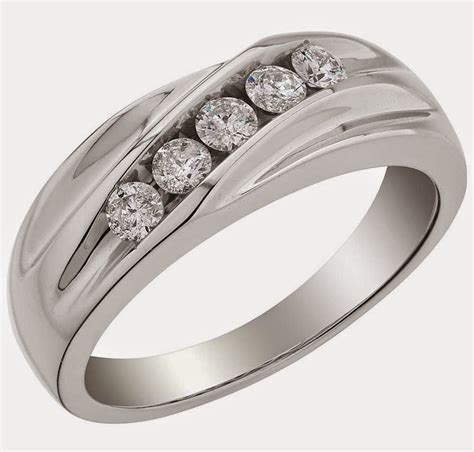 fancy silver mens wedding rings uk  diamond design