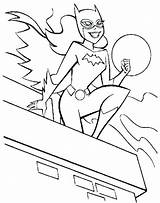 Coloring Pages Superhero Batgirl Dc Girl Super Hero Girls Bat Superheros Superheroes Color Printable Clipart Building Female High Getcolorings Woman sketch template