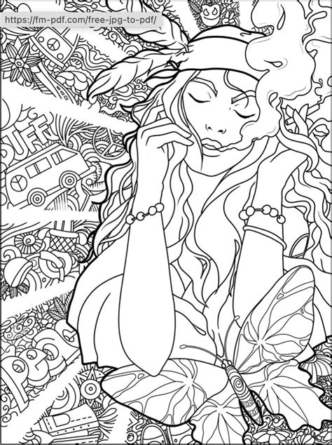 page funny coloring book  adults  stoners etsy espana