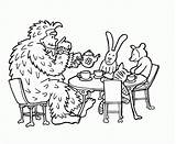 Bigfoot Finding Coloringbay Preschooler sketch template