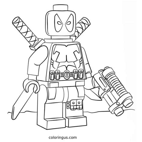 deadpool coloring pages  printable pdfs sheets