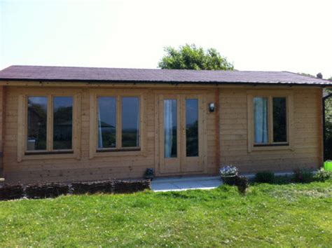 fully fitted log cabin timber building project