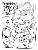 Coloring Pages Ark Veggie Tales Veggietales Noah Kids Printable Noahs Easter Superbook Sheets Christian Church Bible Colouring Color Book Worship sketch template