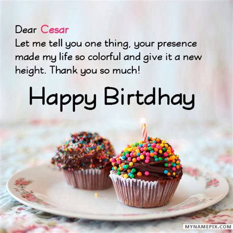 happy birthday cesar cakes cards wishes