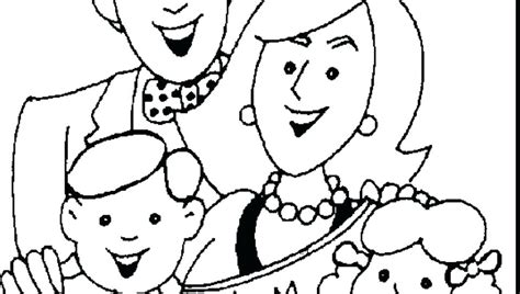 pictures  family members coloring pages