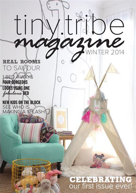 tiny tribe magazine issue  childrens interiors inspiration