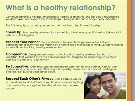 healthy relationships