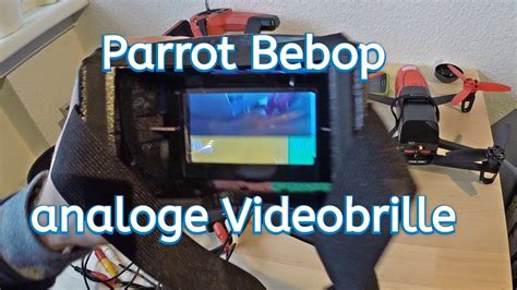 parrot bebop skycontroller mit analog videobrille quanum dyi verbinden fuer fpv youtube