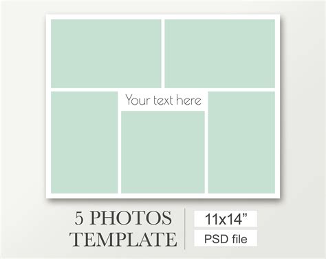 collage template    photo collage template etsy