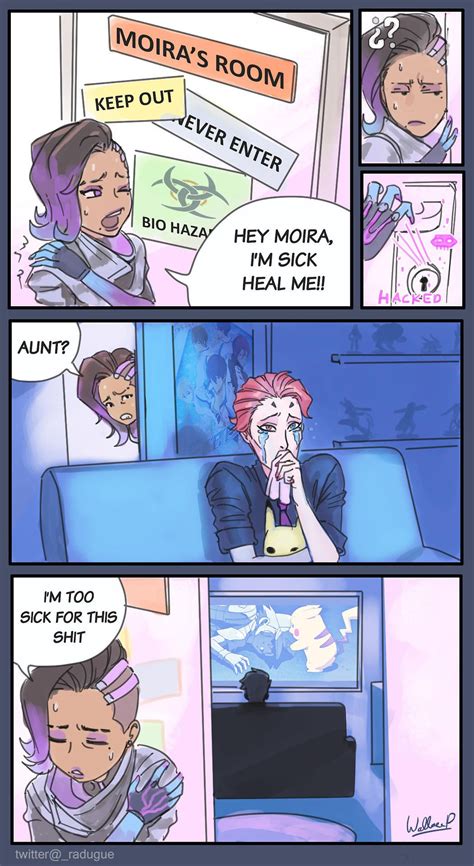 We Ve All Been There Moira Overwatch Funny Comic