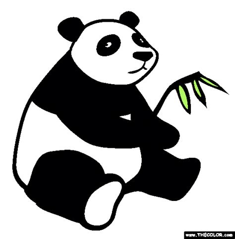 giant panda coloring page  giant panda  coloring panda
