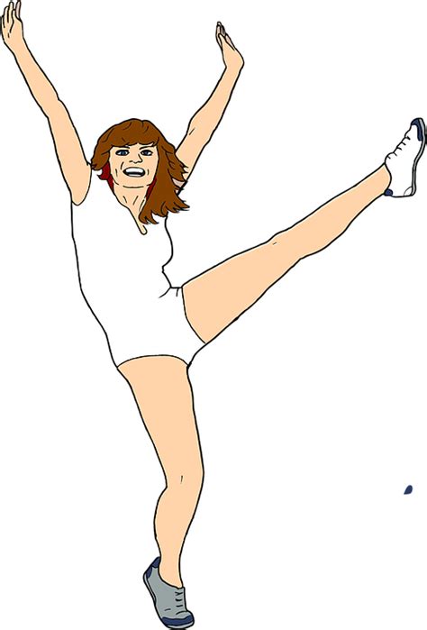 woman aerobics fitness · free vector graphic on pixabay