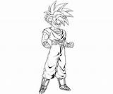 Gohan Coloring Pages Super Saiyan Teen Ssj2 Ball Dragon Dbz Line Print Clipart Color Kid Getcolorings Library Colouring Sheets Coloringhome sketch template