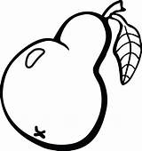 Pear Clipart Coloring Pages Pears Sketching Drawing Phoenix Iceberg Transparent Kids Clipartmag Webstockreview sketch template