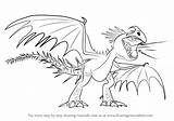 Deadly Nadder Coloring Train Dragon Draw Getdrawings sketch template