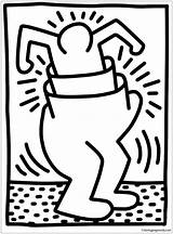 Keith Haring Figure Pop Pages Shop Online Coloring Color sketch template