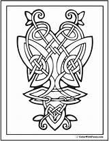 Celtic Coloring Pages Irish Designs Adults Butterfly Printable Color Colouring Colorwithfuzzy Scottish Gaelic Knot Print Tattoos Crosses Pattern Getcolorings Choose sketch template