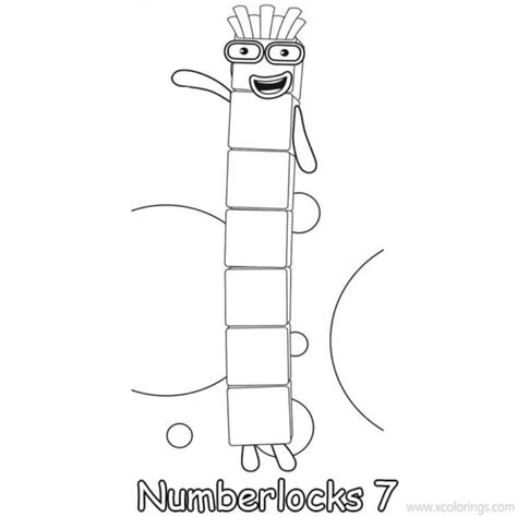 number block  coloring pages