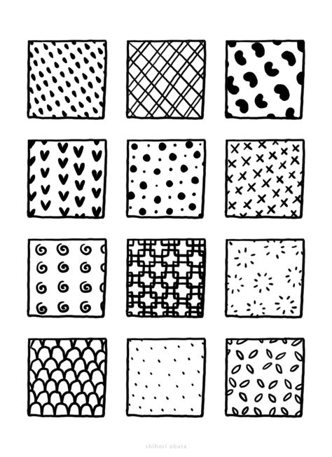 easy drawing patterns