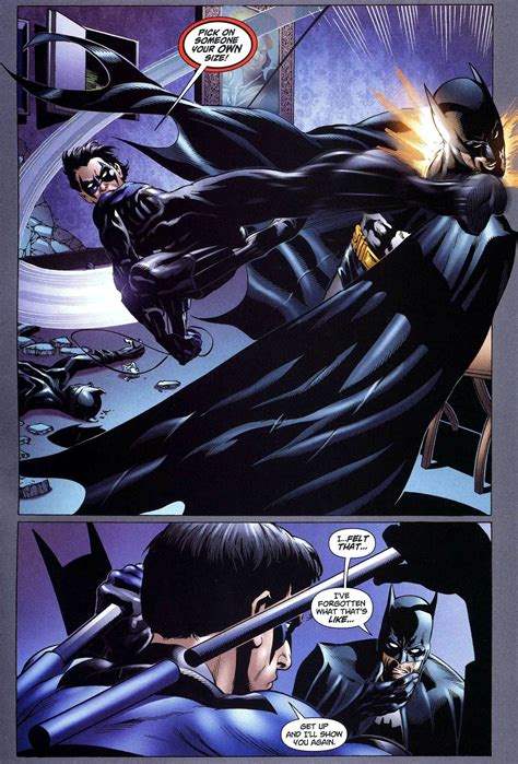 Batman Vs Nightwing After Batman Was Infected With