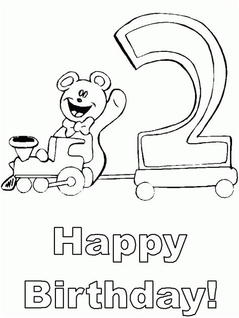happy birthday coloring pages printable coloring home