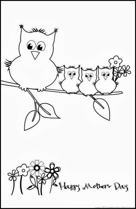 happy mothers day coloring page mothers day cards homemade mothers