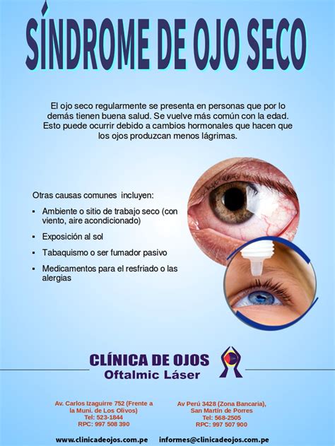 clínica de ojos oftalmic láser sÍndrome de ojo seco