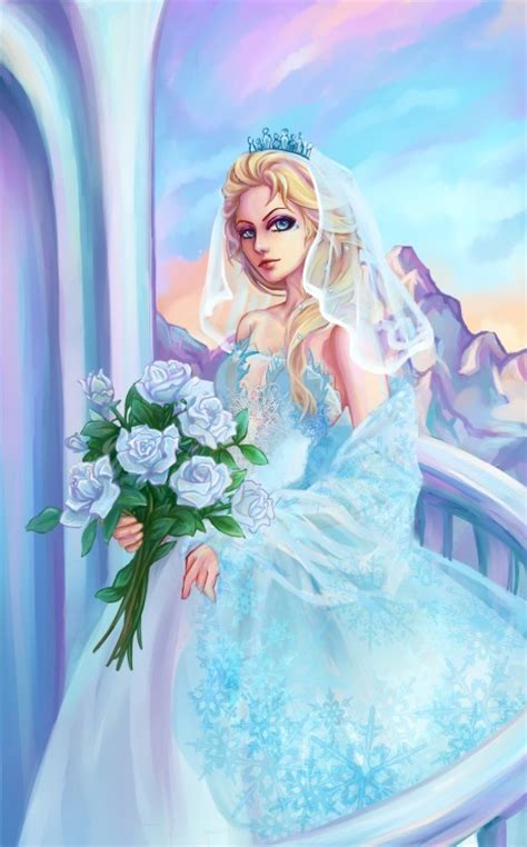 Wedding Dress Elsa The Snow Queen Fan Art 37764491