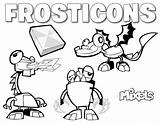 Mixels Frosticons sketch template