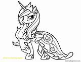 Pony Coloring Pages Little Alicorn Princess Twilight Sparkle Color Print Cadence Equestria Luna Drawing Girl Printable Clipart Getcolorings Getdrawings Flurry sketch template