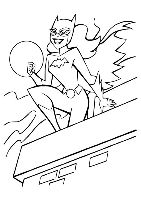 batgirl coloring pages books    printable