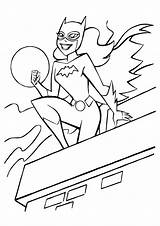 Batgirl Coloring Pages Books sketch template