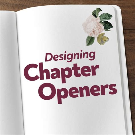 chapter opening page  book design open heart designs