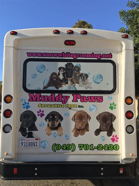 muddy paws mobile pet spa    reviews pet groomers