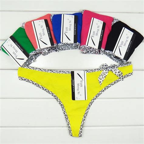 3pcs lot women g string thongs cotton woman underpants underwear ladies