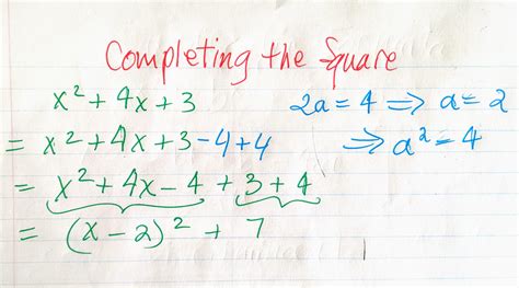 completing  square archives math tutoring exercises