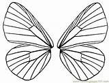 Butterfly Template Wings Coloring Printable Pages Fairy Wing Drawing Clipart Color Pattern Cliparts Karenswhimsy Templates Outline Clip Insects Butterflies Colouring sketch template