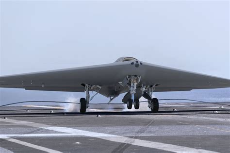 lockheed martin unveils mq  stingray tanker drone design   navy military drone
