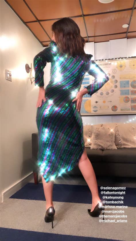 Selena Gomez S Dress On The Tonight Show June 2019 Popsugar Fashion