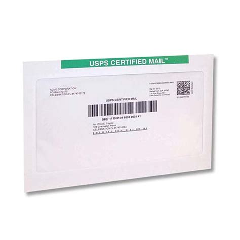 send  letter certified mail successfully certified mail labels